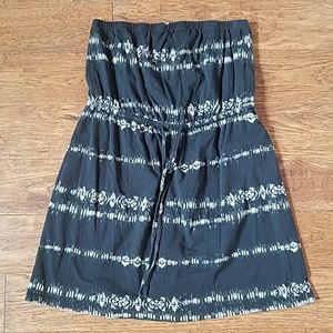 Cotton strapless sundress xl